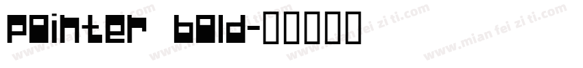 Pointer Bold字体转换
